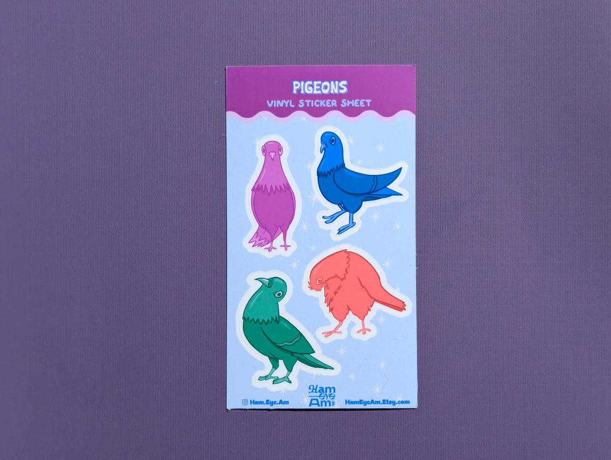 Pigeon Sticker Sheet