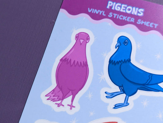 Pigeon Sticker Sheet