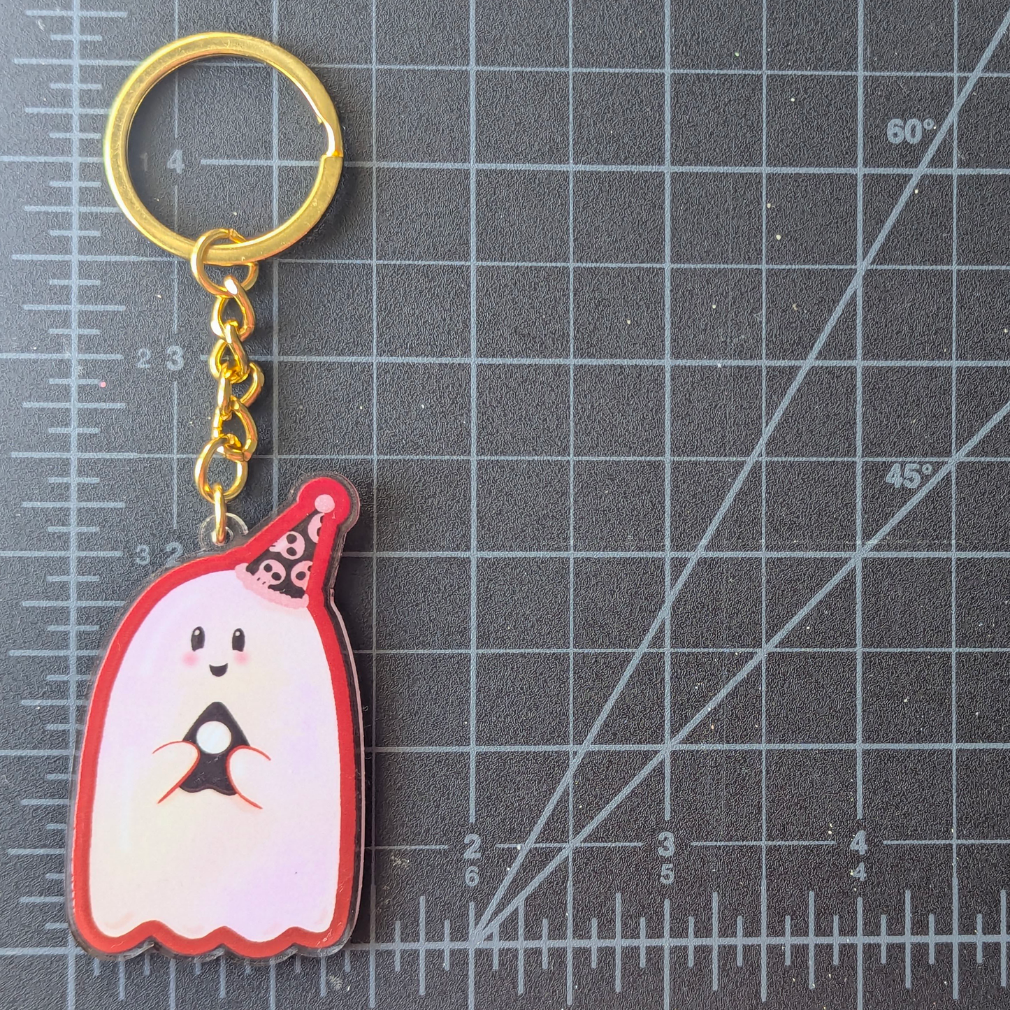 Party Ghost 100% Recycled Keychain