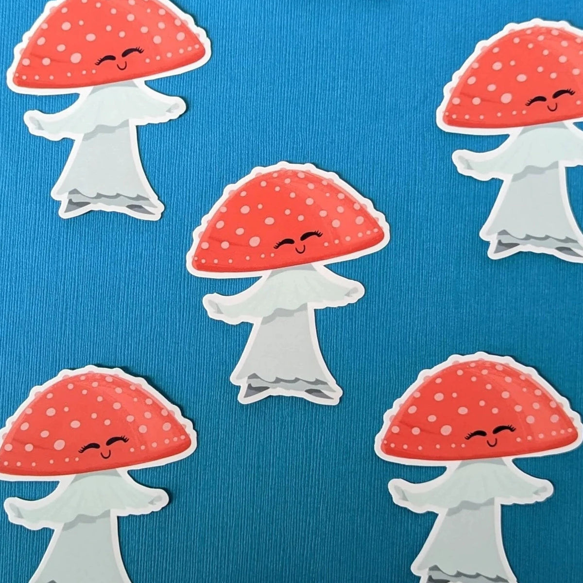 Dancing Mushroom Vinyl Sticker