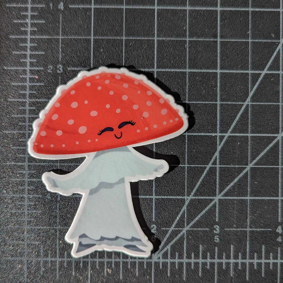 Dancing Mushroom Vinyl Sticker