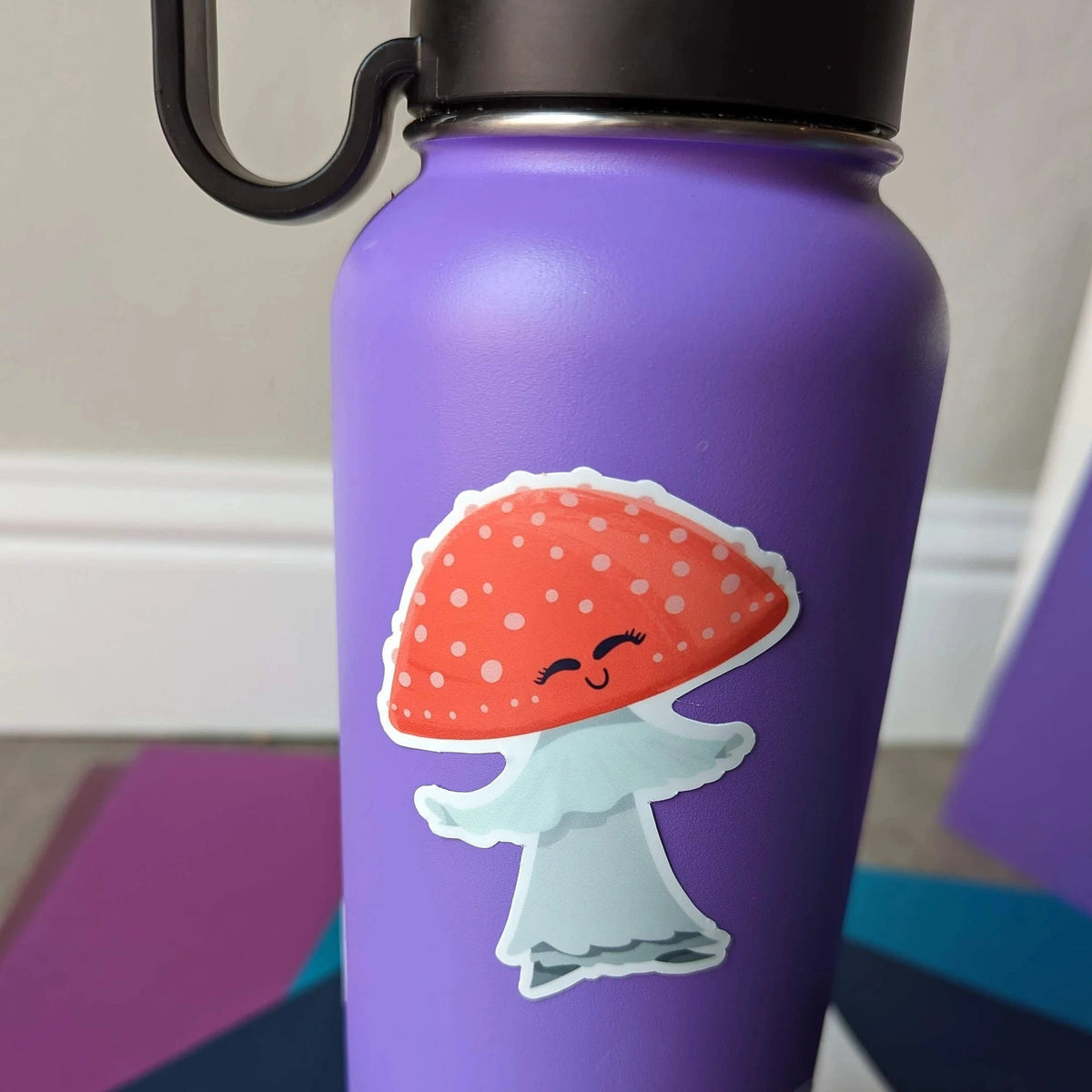 Dancing Mushroom Vinyl Sticker