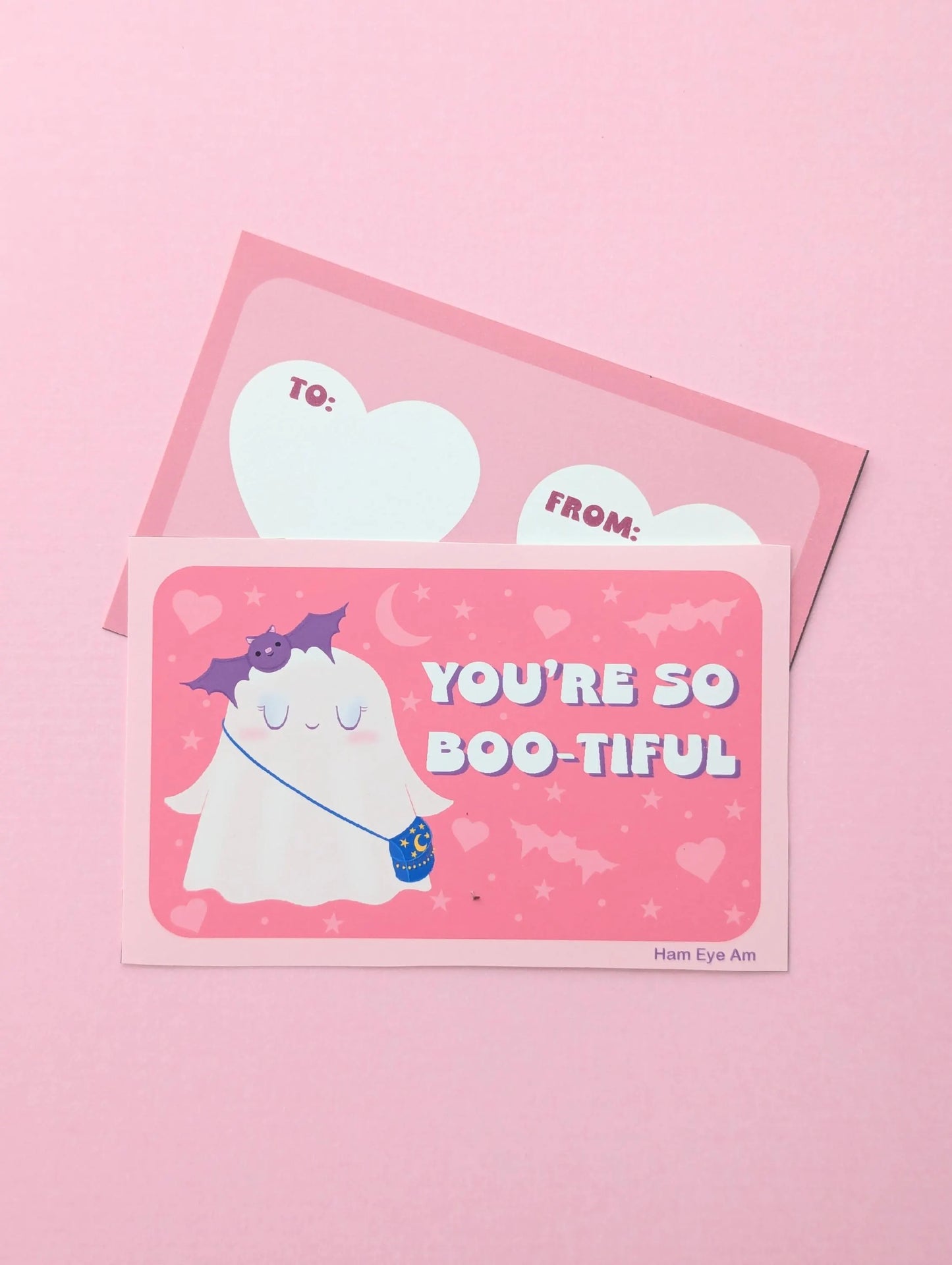 Cute Ghosties Valentine's Exchange Cards, Set of 16