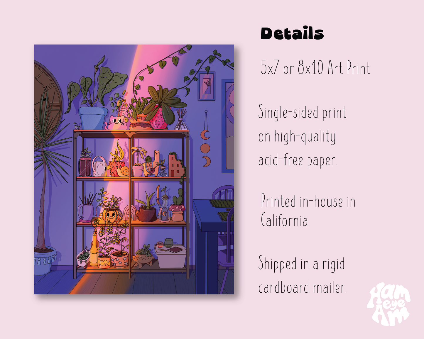 Magical Botanical Indoor Shelf Art Print