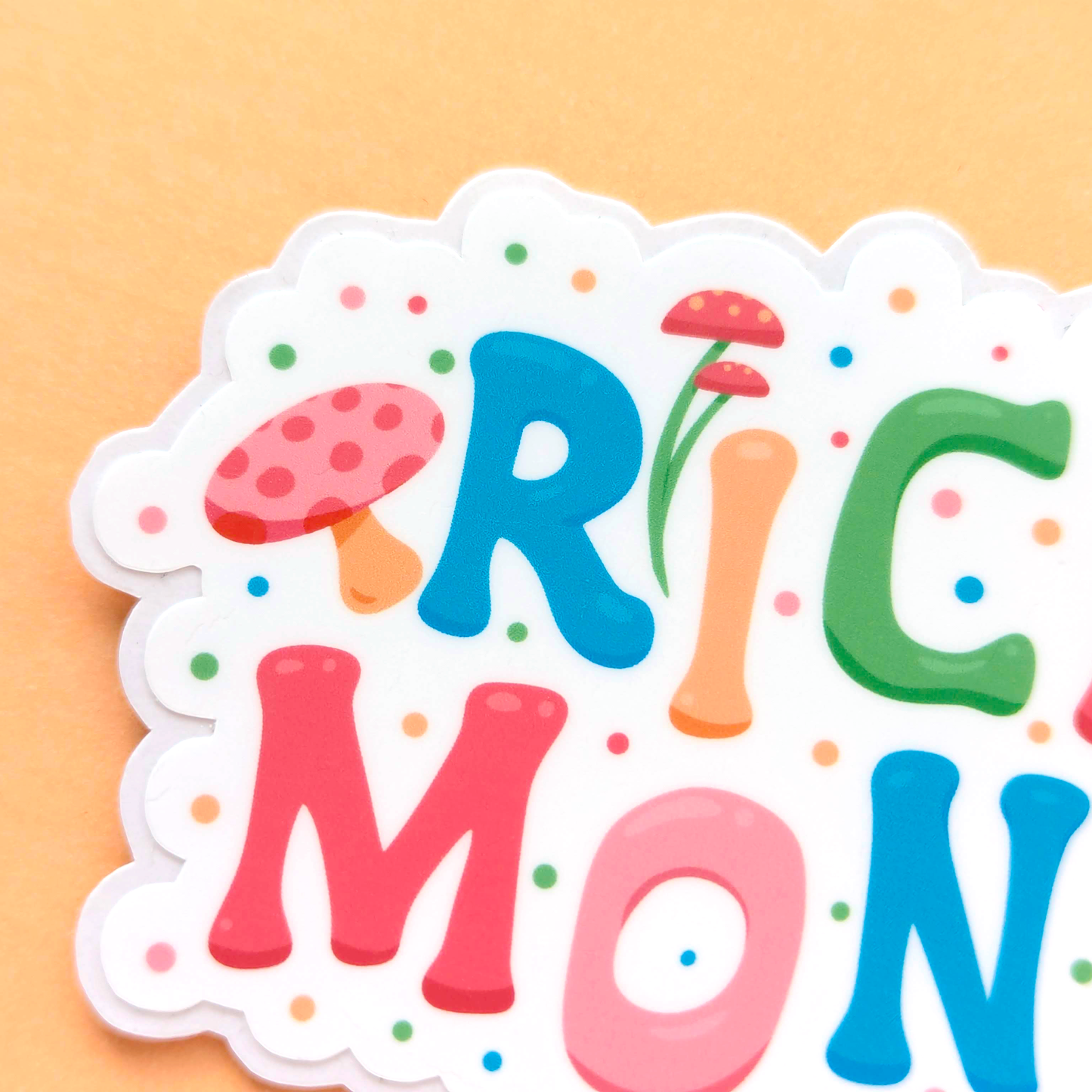 Richmond City Vinyl Sticker - Mushroom Design