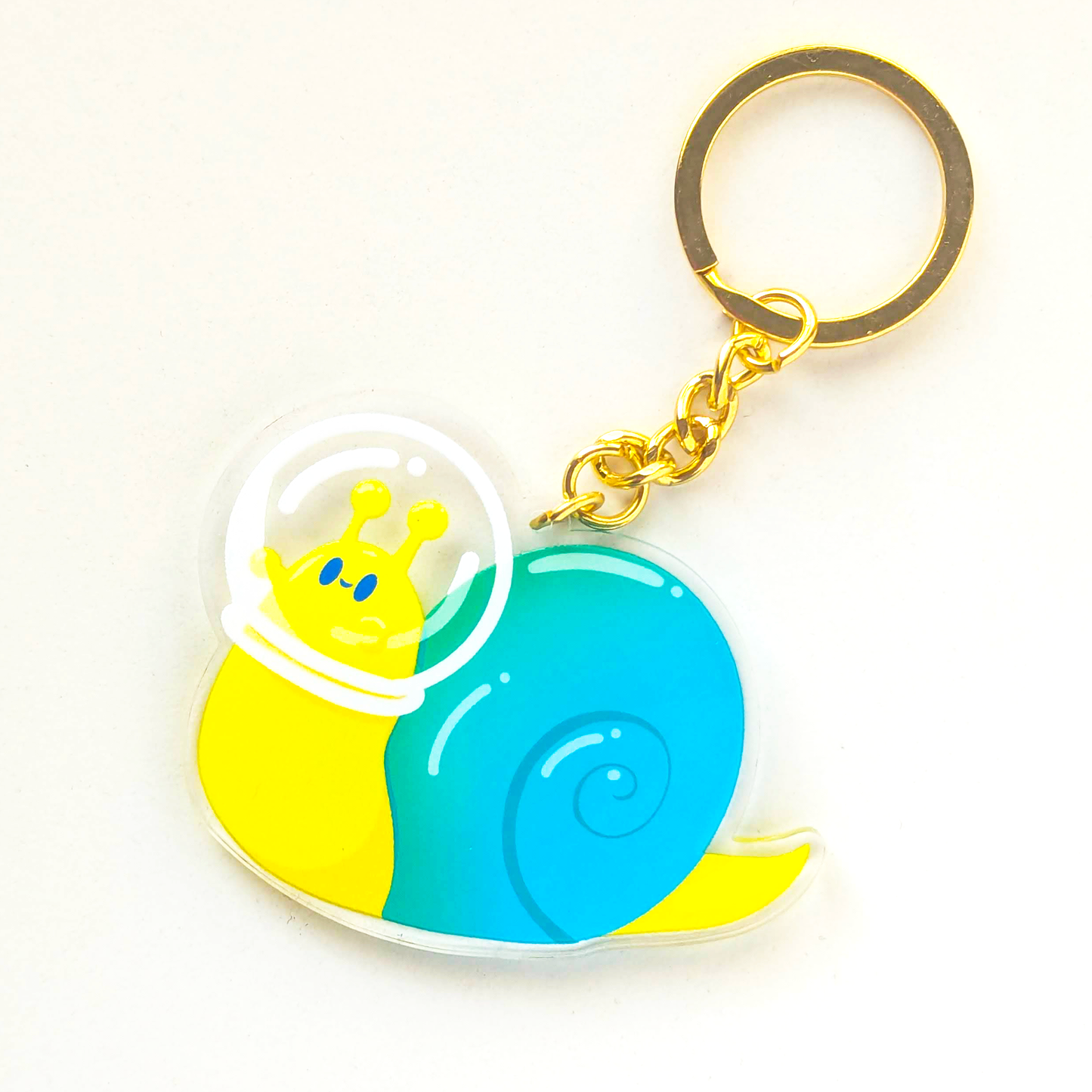 Space Snail 100% Recycled Keychain